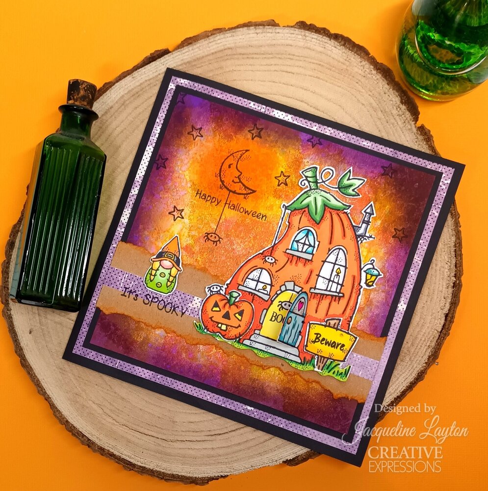 Woodware Pumpkin House Clear Stamps (FRS1011) (OUTLET) Woodware Pumpkin House Clear Stamps (FRS1011) (OUTLET)
