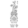 Woodware Floral Hat Clear Stamp (FRS414) (OUTLET) Woodware Floral Hat Clear Stamp (FRS414) (OUTLET)