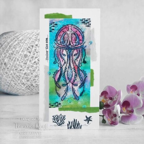 Woodware Jelly Fish Clear Stamps (FRS417) (OUTLET) Woodware Jelly Fish Clear Stamps (FRS417) (OUTLET)