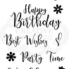 Woodware Scripted Wishes Clear Stamp (FRS722) (OUTLET) Woodware Scripted Wishes Clear Stamp (FRS722) (OUTLET)