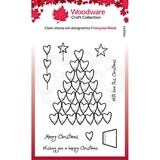Woodware Heart Tree Clear Stamp (FRS873) (OUTLET)