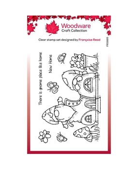 Woodware Gnome Shoe Clear Stamp (FRS885) (OUTLET)
