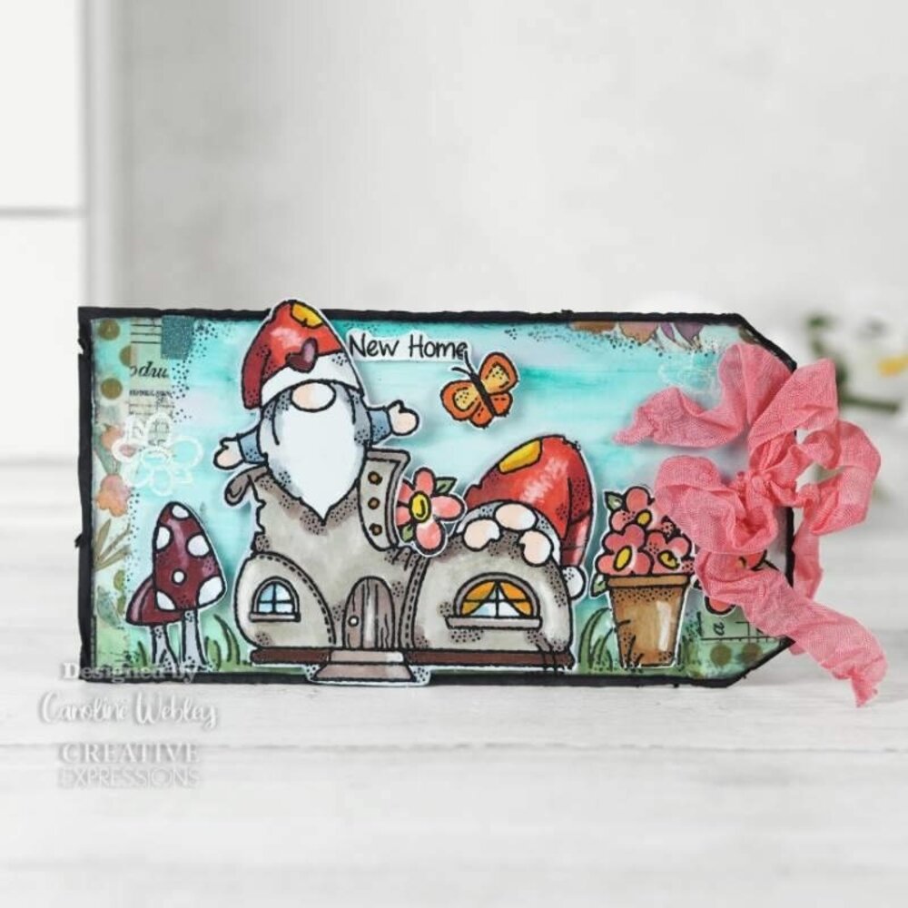 Woodware Gnome Shoe Clear Stamp (FRS885) (OUTLET)