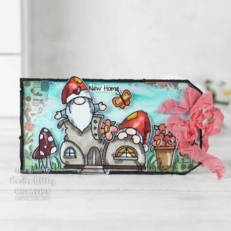 Woodware Gnome Shoe Clear Stamp (FRS885) (OUTLET)