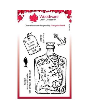 Woodware Shipwreck Bottle Clear Stamps (FRS920) (OUTLET) Woodware Shipwreck Bottle Clear Stamps (FRS920) (OUTLET)