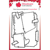 Woodware Layered Scraps Clear Stamps (FRS932) (OUTLET)