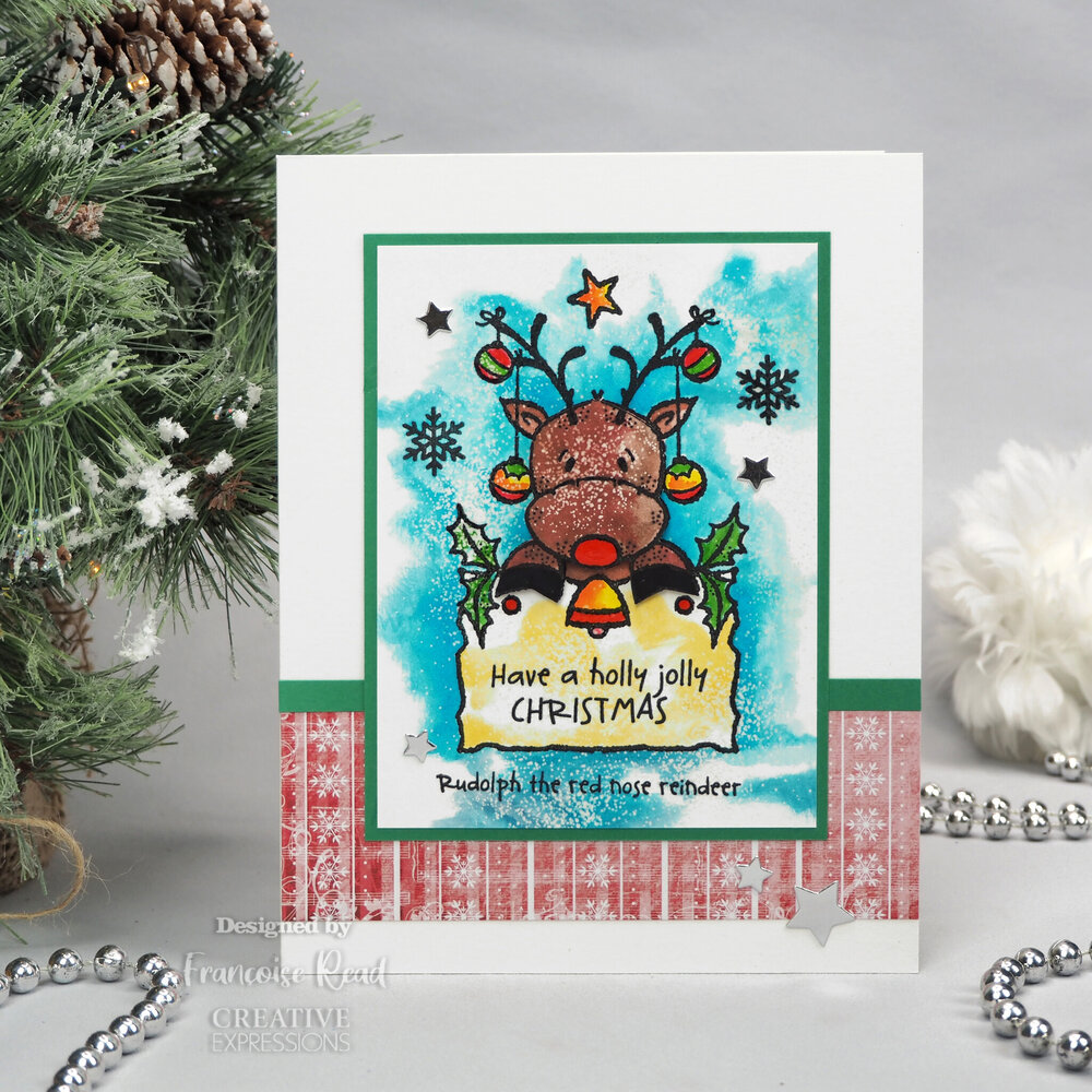 Woodware Festive Rudolph Clear Stamps (FRS936) (OUTLET) Woodware Festive Rudolph Clear Stamps (FRS936) (OUTLET)