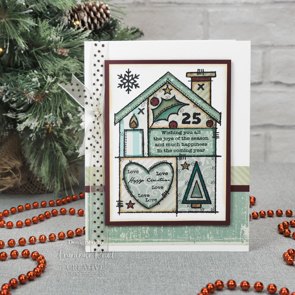 Woodware Christmas House Clear Stamps (FRS940) (OUTLET) Woodware Christmas House Clear Stamps (FRS940) (OUTLET)