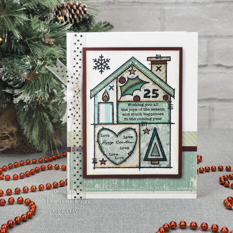 Woodware Christmas House Clear Stamps (FRS940) (OUTLET) Woodware Christmas House Clear Stamps (FRS940) (OUTLET)