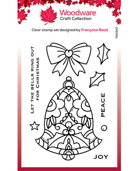 Woodware Christmas Bell Clear Stamps (FRS947) (OUTLET) Woodware Christmas Bell Clear Stamps (FRS947) (OUTLET)