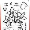 Woodware Potted Poinsettias Clear Stamps (FRS950) (OUTLET) Woodware Potted Poinsettias Clear Stamps (FRS950) (OUTLET)