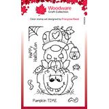 Woodware Pumpkin Gnome Clear Stamps (FRS954) (OUTLET)