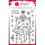 Woodware Wire Birdhouse Clear Stamps (FRS955) (OUTLET)