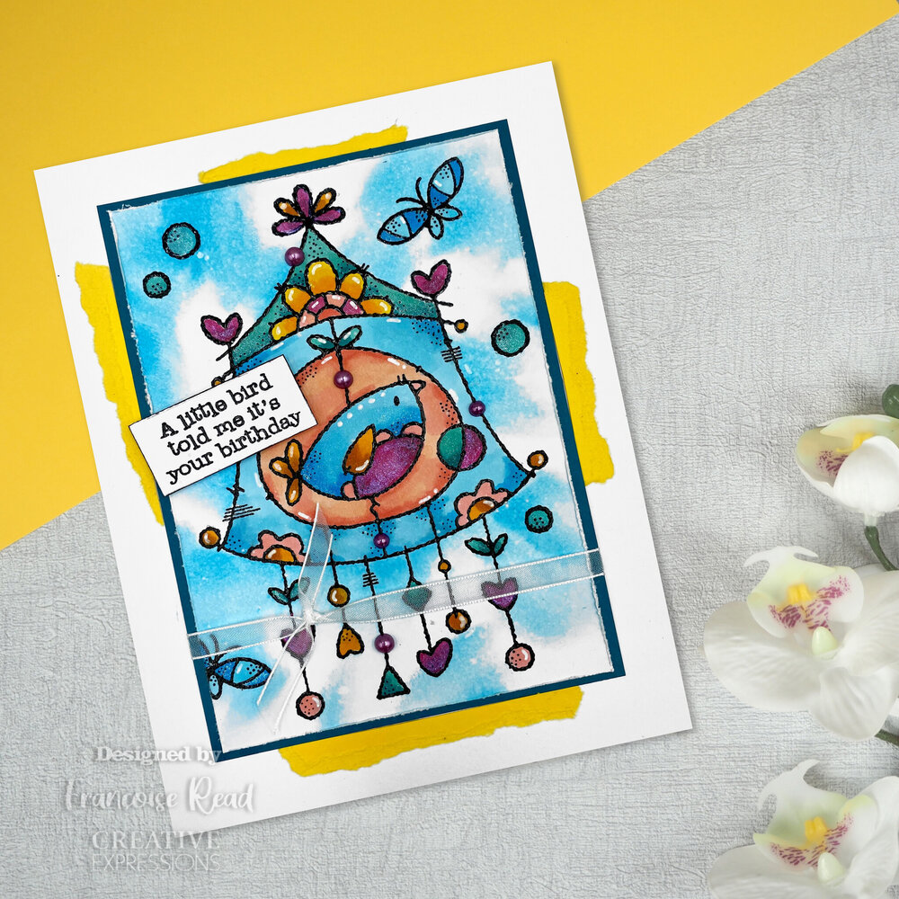 Woodware Wire Birdhouse Clear Stamps (FRS955) (OUTLET) Woodware Wire Birdhouse Clear Stamps (FRS955) (OUTLET)