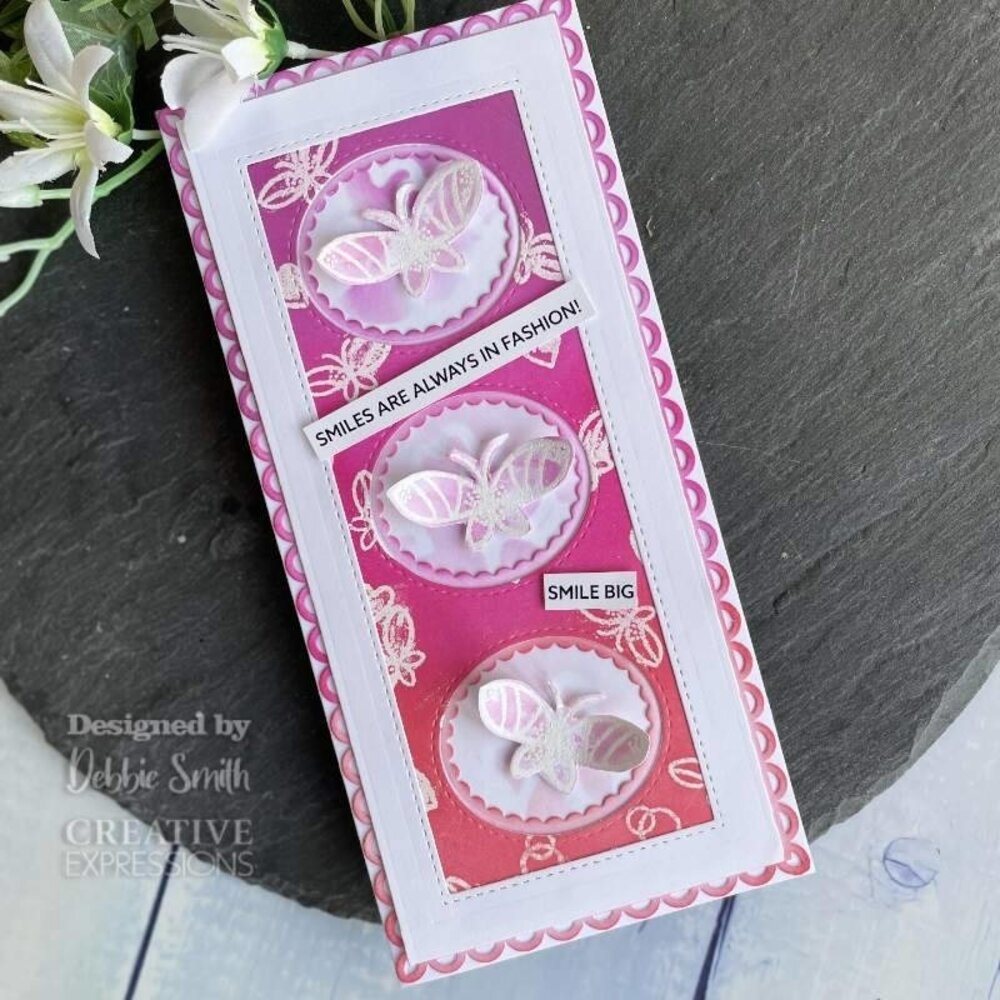 Woodware Butterfly Heart Clear Stamps (FRS965) (OUTLET) Woodware Butterfly Heart Clear Stamps (FRS965) (OUTLET)