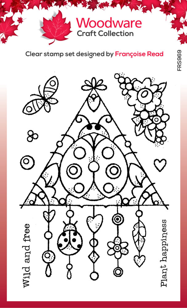 Woodware Ladybird Dream Clear Stamps (FRS969) (OUTLET) Woodware Ladybird Dream Clear Stamps (FRS969) (OUTLET)