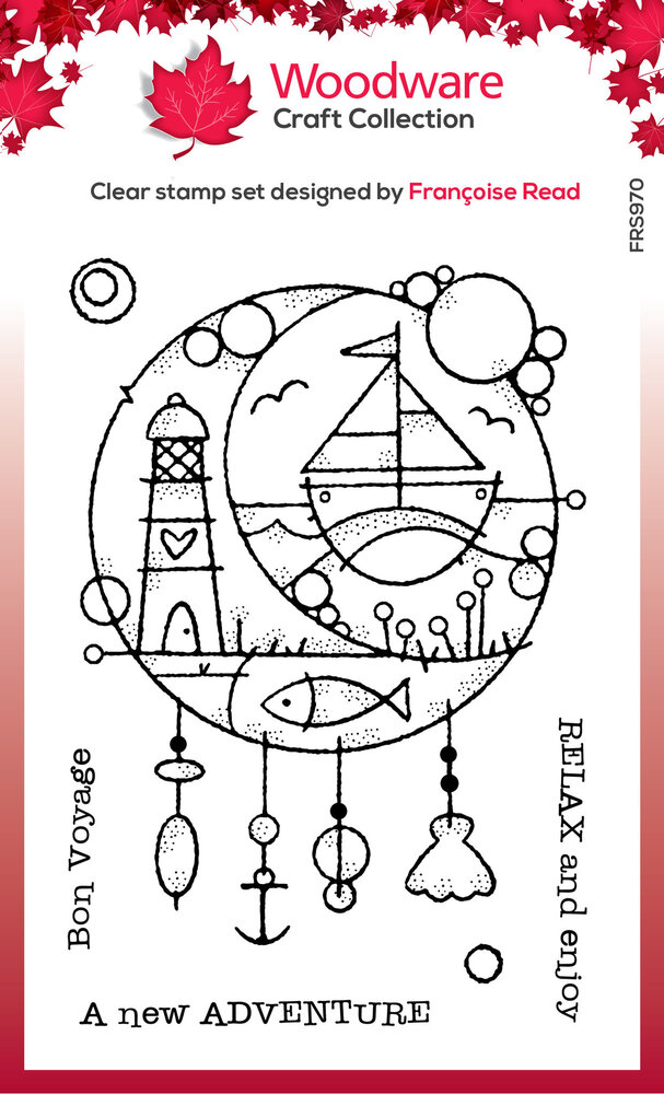 Woodware Seaside Dreamcatcher Clear Stamps (FRS970) (OUTLET) Woodware Seaside Dreamcatcher Clear Stamps (FRS970) (OUTLET)