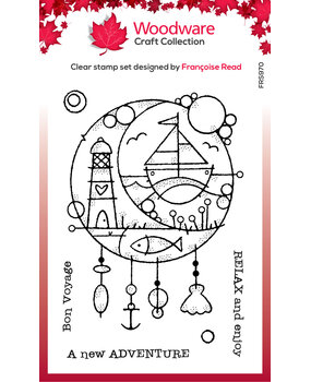 Woodware Seaside Dreamcatcher Clear Stamps (FRS970) (OUTLET) Woodware Seaside Dreamcatcher Clear Stamps (FRS970) (OUTLET)