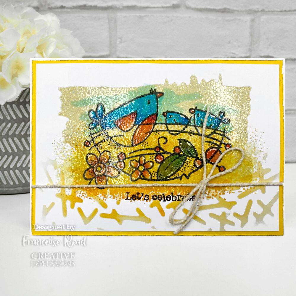 Woodware Bird Nest Clear Stamps (FRS972) (OUTLET)