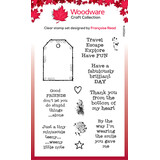 Woodware Tagged Greeings Clear Stamps (FRS974) (OUTLET)