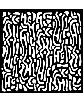 Woodware Wiggles Stencil (FRST060) (OUTLET)