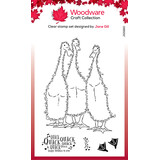 Woodware Fuzzie Friends Morris, James & Bill the Ducks Clear Stamp (JGS810) (OUTLET)