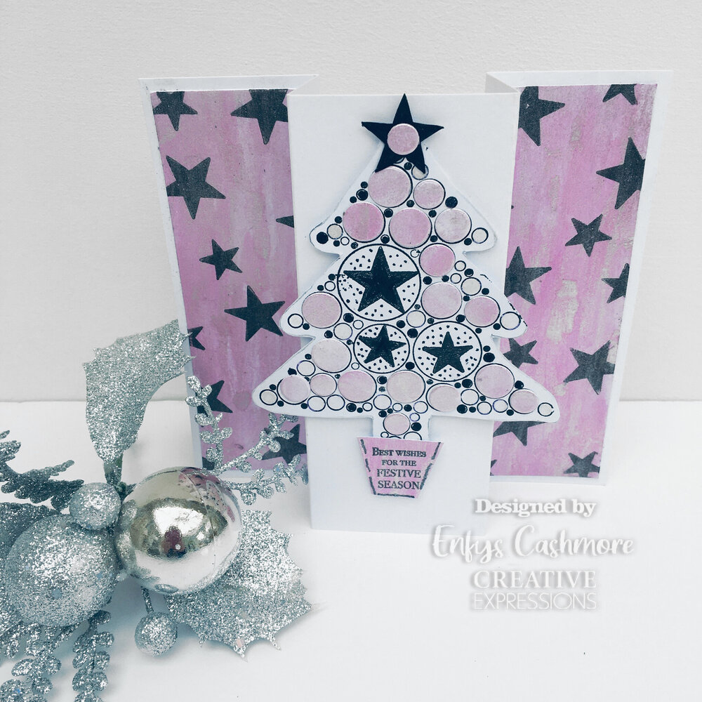 Woodware Big Bubble Christmas Tree Clear Stamps (JGS818) (OUTLET) Woodware Big Bubble Christmas Tree Clear Stamps (JGS818) (OUTLET)