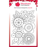 Woodware Petal Doodles All Bunched Up Clear Stamps (JGS855) (OUTLET)