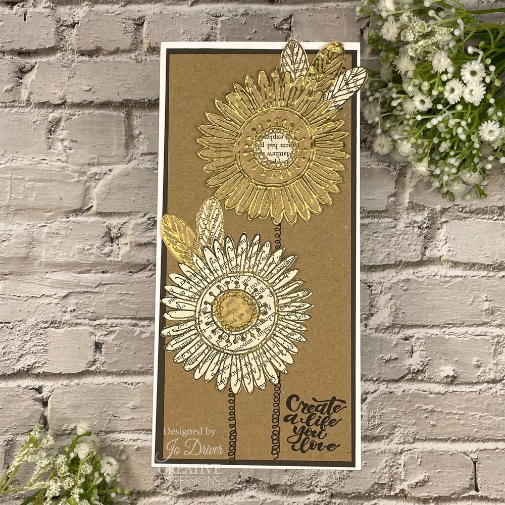 Woodware Petal Doodles Live Life Clear Stamps (JGS860) (OUTLET) Woodware Petal Doodles Live Life Clear Stamps (JGS860) (OUTLET)