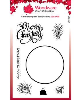 Woodware Paintable Baubles Big Circle Clear Stamps (JGS867) (OUTLET) Woodware Paintable Baubles Big Circle Clear Stamps (JGS867) (OUTLET)