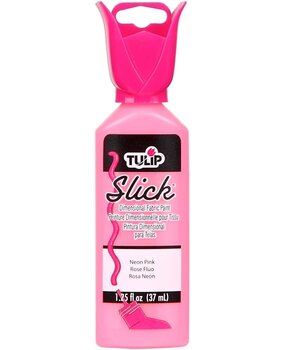 Tulip Slick Dimensional Fabric Paint Neon Pink 1.25 fl oz (65039) (OUTLET) Tulip Slick Dimensional Fabric Paint Neon Pink 1.25 fl oz (65039) (OUTLET)