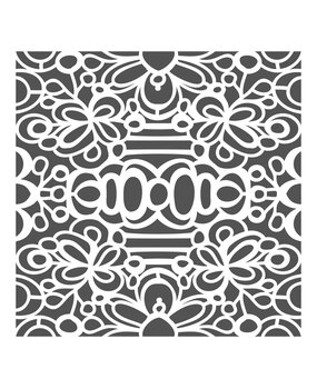 The Crafter's Workshop Secret Garden 6x6 Inch Stencil (TCW935s) (OUTLET) The Crafter's Workshop Secret Garden 6x6 Inch Stencil (TCW935s) (OUTLET)