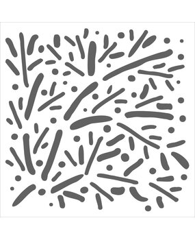The Crafter's Workshop Scattered Branches 6x6 Inch Stencil (TCW939s) (OUTLET) The Crafter's Workshop Scattered Branches 6x6 Inch Stencil (TCW939s) (OUTLET)