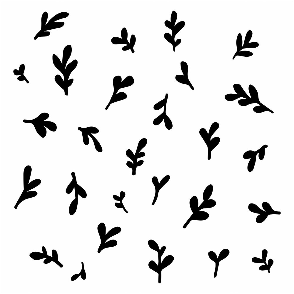 The Crafter's Workshop Barberry Buds 6x6 Inch Stencil (TCW965s) (OUTLET)