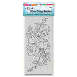 Stampendous! Rose Tendrils Slim Cling Rubber Stamps (CSL03) (OUTLET)