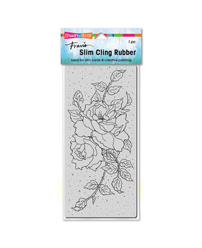 Stampendous! Rose Tendrils Slim Cling Rubber Stamps (CSL03) (OUTLET)