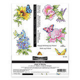 Stampendous! Quick Cards Hope of Spring (4pcs) (QC-003) (OUTLET)