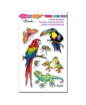 Stampendous! Jungle Life Perfectly Clear Stamps (SSC1314) (OUTLET) Stampendous! Jungle Life Perfectly Clear Stamps (SSC1314) (OUTLET)
