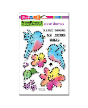 Stampendous! Birdies FransFormer Clear Stamps (SSC3006) (OUTLET) Stampendous! Birdies FransFormer Clear Stamps (SSC3006) (OUTLET)