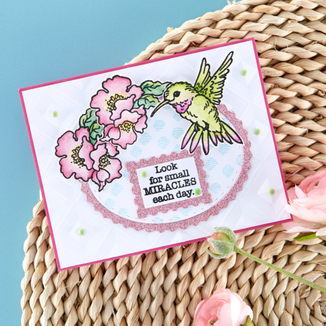 Stampendous! Hummingbird Day Clear Stamps (STP-193) (OUTLET)