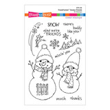 Stampendous! FransFormer Snowy Friends Clear Stamp Set (STP-218) (OUTLET)
