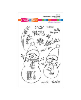 Stampendous! FransFormer Snowy Friends Clear Stamp Set (STP-218) (OUTLET) Stampendous! FransFormer Snowy Friends Clear Stamp Set (STP-218) (OUTLET)