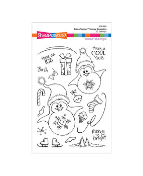 Stampendous! FransFormer Snowy Penguins Clear Stamp Set (STP-220 ) (OUTLET) Stampendous! FransFormer Snowy Penguins Clear Stamp Set (STP-220 ) (OUTLET)