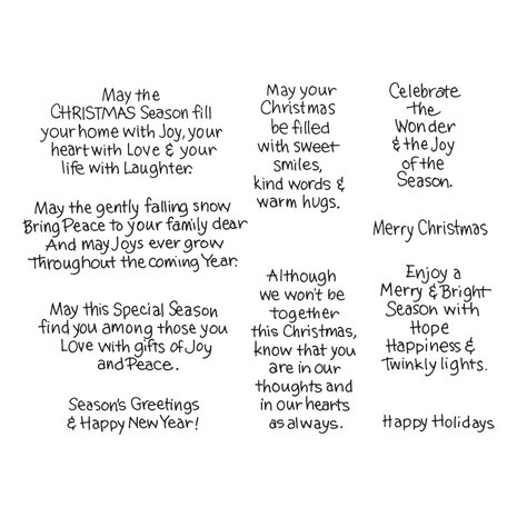 Stampendous! Season of Wonder Sentiments Clear Stamp Set (STP-246) (OUTLET) Stampendous! Season of Wonder Sentiments Clear Stamp Set (STP-246) (OUTLET)