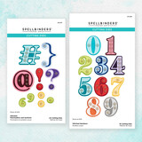 Spellbinders Stitched Numbers & More Bundle (BD-0738) (OUTLET)