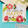 Spellbinders You Make Me Happy Press Plate (BP-042) (OUTLET) Spellbinders You Make Me Happy Press Plate (BP-042) (OUTLET)