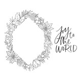 Spellbinders Holiday Foliage Joy Press Plate (BP-063) (OUTLET)