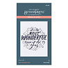Spellbinders Most Wonderful Time Press Plate (BP-066) (OUTLET) Spellbinders Most Wonderful Time Press Plate (BP-066) (OUTLET)