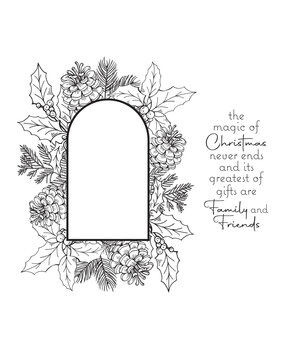 Spellbinders Magic of Christmas Frame Press Plates (BP-076) (OUTLET)