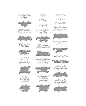 Spellbinders Sentiments of Wonder Press Plate & Die Set (BP-087) (OUTLET) Spellbinders Sentiments of Wonder Press Plate & Die Set (BP-087) (OUTLET)